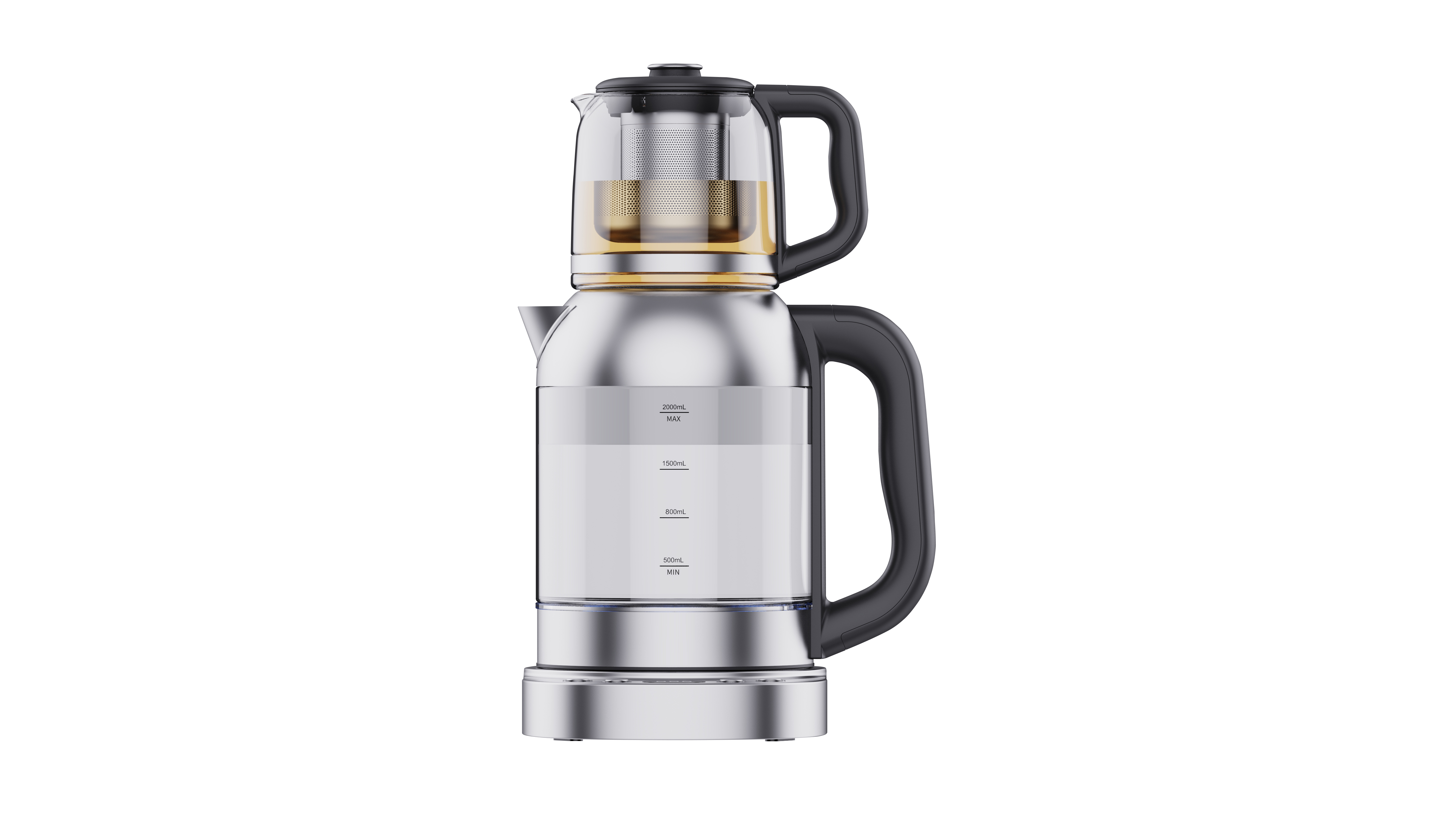 Anawnas Smart Tea Maker - Samovar TEA001 2L 1800W with 1L Teapot, Temperature Control, and Auto Shutoff